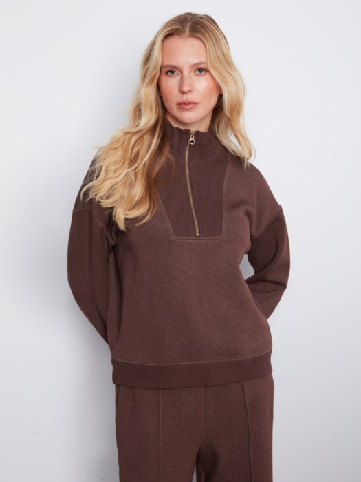 Chandail scuba demi-zip – CHARLIE B