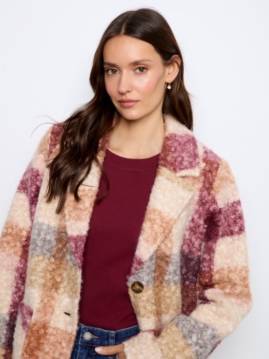 Manteau en tricot - CHARLIE B 