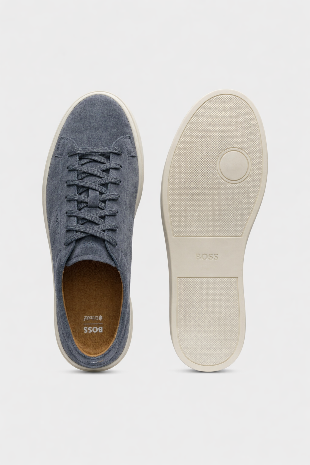 Espadrilles en suède logo embossé – HUGO BOSS