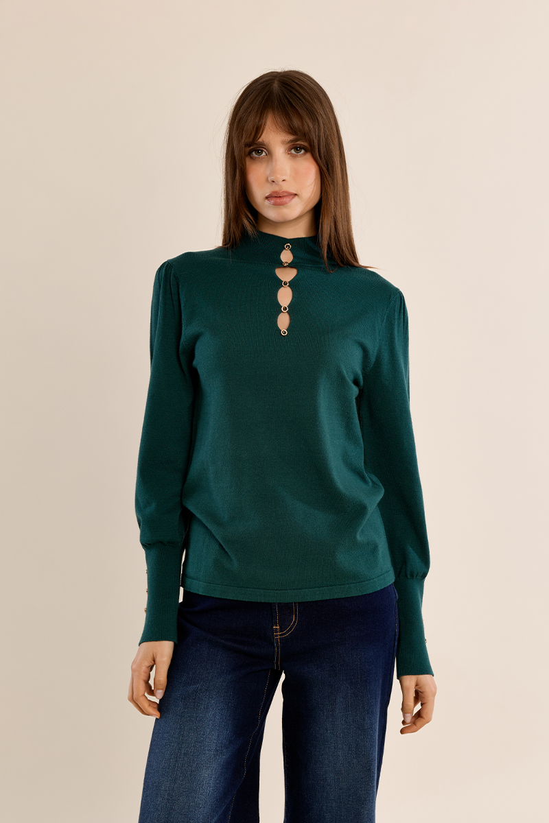 Pull col Fantaisie – MOLLY BRACKEN - LA1619EN - Molly Bracken