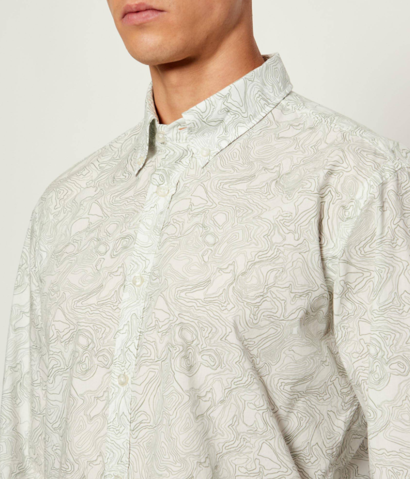 Chemise Rickert à motif - HUGO BOSS