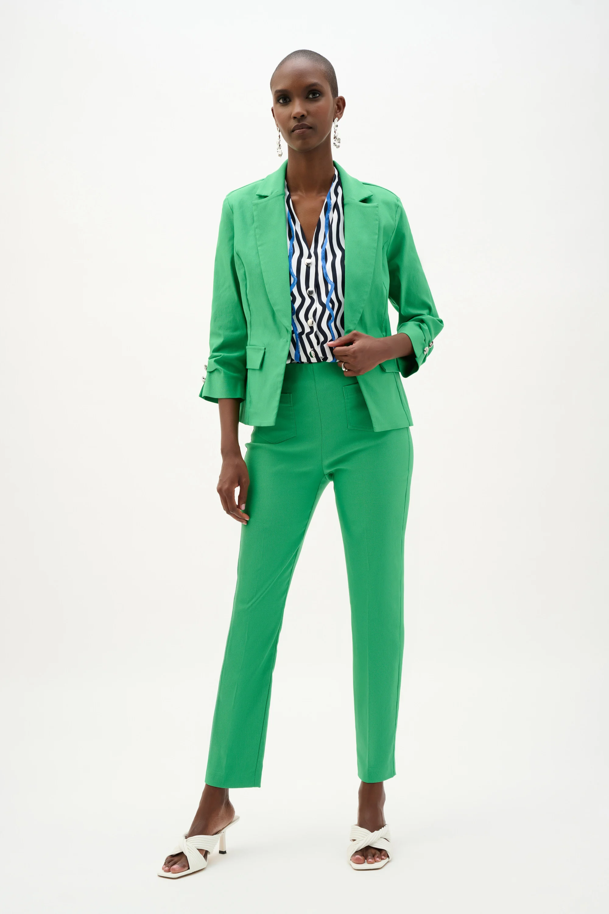 Veston ajusté Millennium avec bouton stylé – JOSEPH RIBKOFF