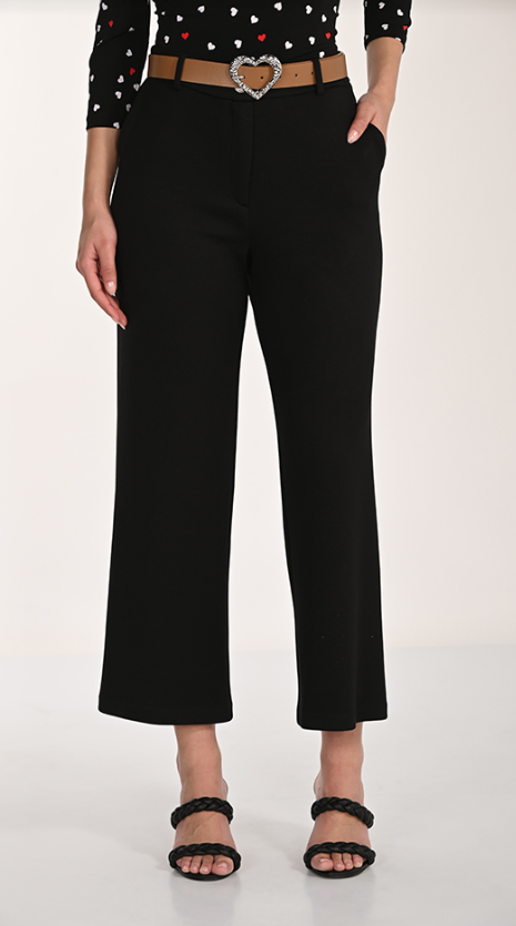 Pantalon extensible ceinturé – FRANK LYMAN - 266231 - Frank Lyman