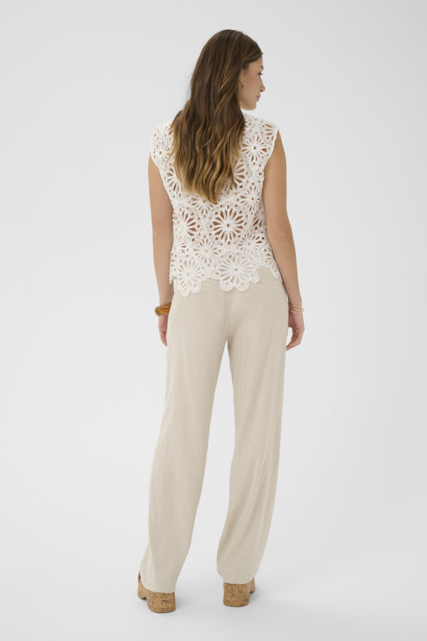 Pull sans manches Merinda – CREAM