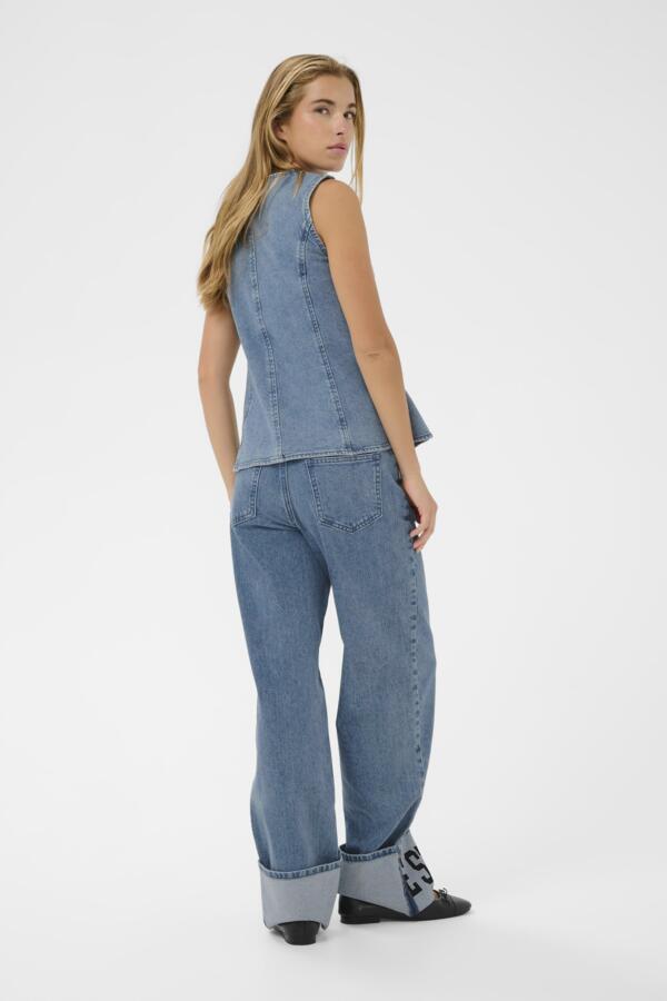 Veste sans manches en denim Vallis – KAFFE