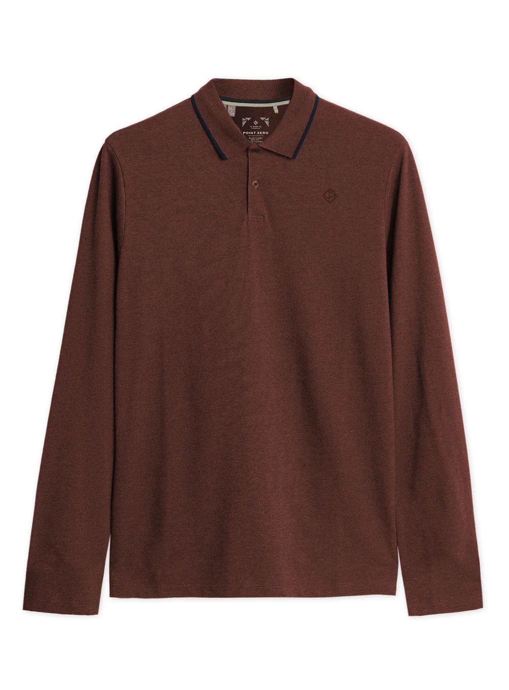 Polo à manches longues - POINT ZÉRO - 7161510 - POINT ZERO