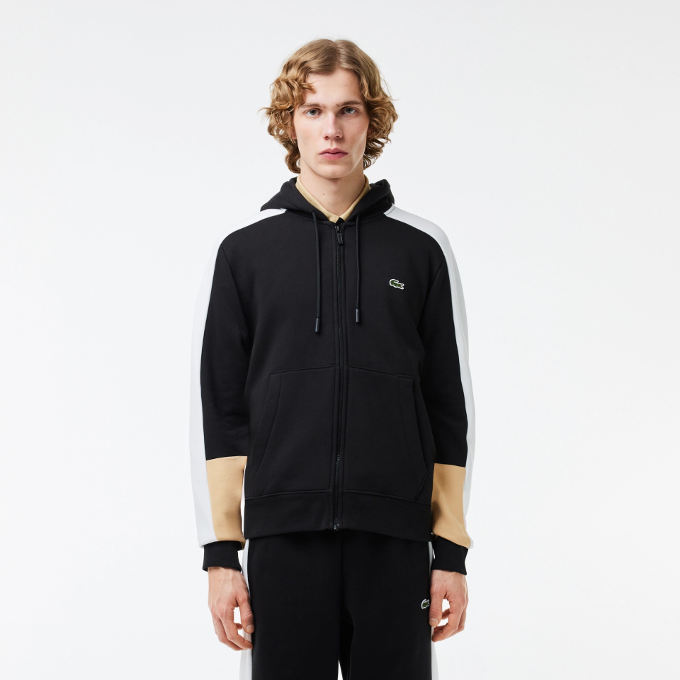 SWEATSHIRT À CAPUCHE JOGGER COLOR-BLOCK- LACOSTE