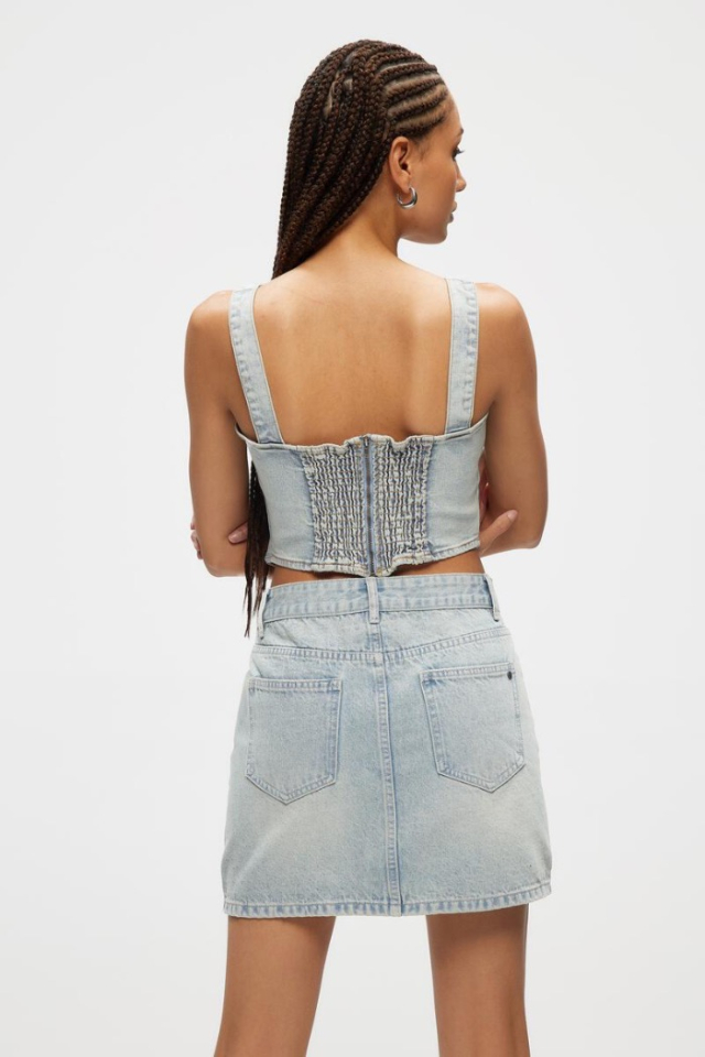 Bustier en denim - KUWALLA