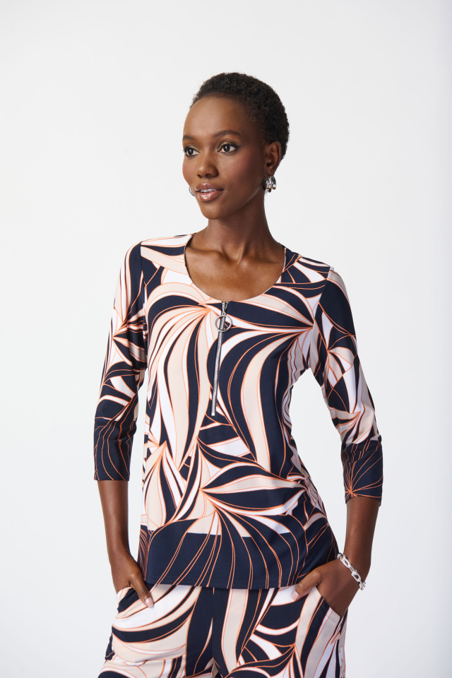 Haut à imprimé tropical - JOSEPH RIBKOFF&nbsp; - 241143 - Joseph Ribkoff