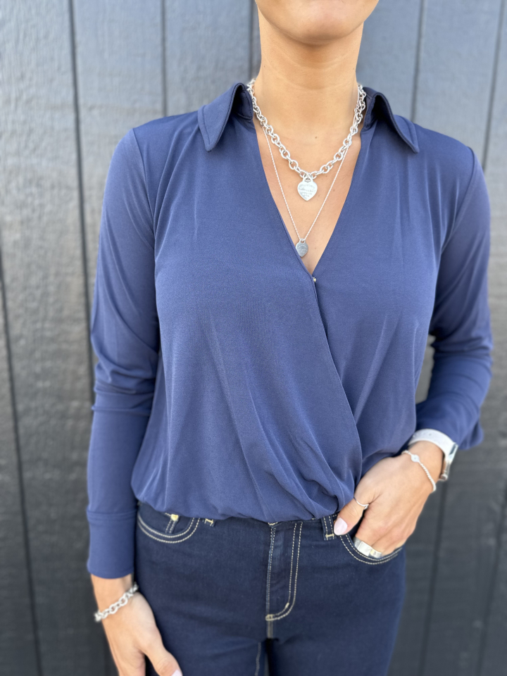 Haut cache-coeur marine - MICHAEL KORS S - MF3515003G - Michael Kors