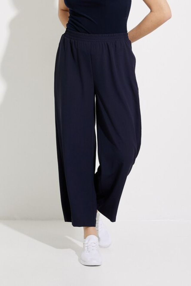 Pantalon taille élastique marine foncé - JOSEPH RIBKOFF 10 - - Joseph Ribkoff