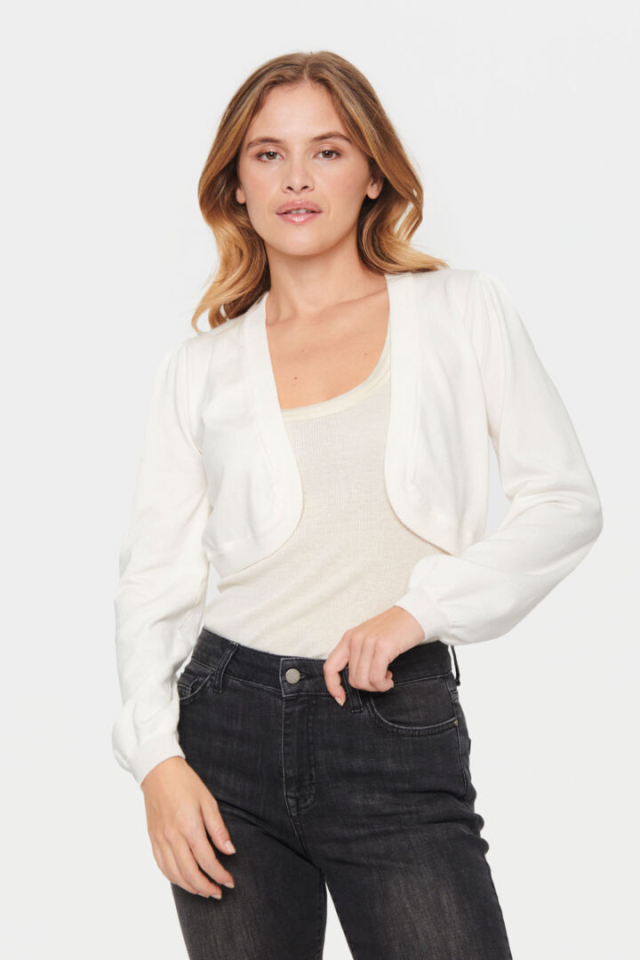 Bolero Mila blanc - SAINT-TROPEZ&nbsp; - 30512740 - Saint-Tropez