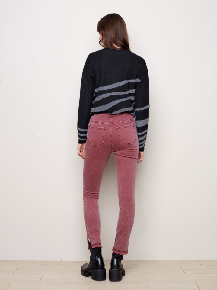 Pantalon Fig à taille extensible - CHARLIE B - c5358-400b - Charlie B