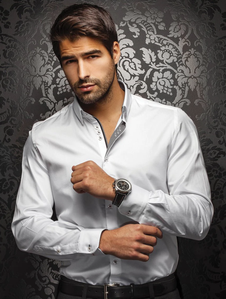 Chemise manches longues blanche - AU NOIR  - - AU NOIR