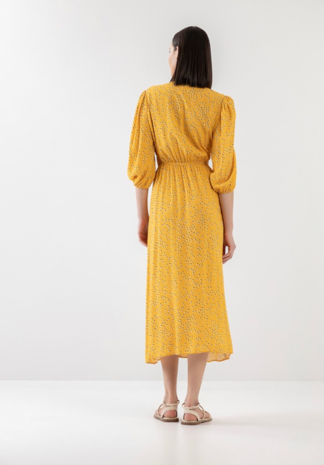 Robe midi avec ouverture à la taille - LEZ À LEZ 