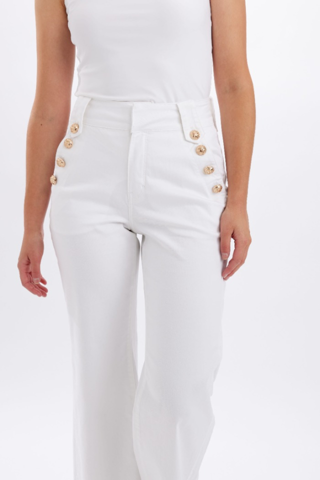 Jean avec détails or - FRANK LYMAN 