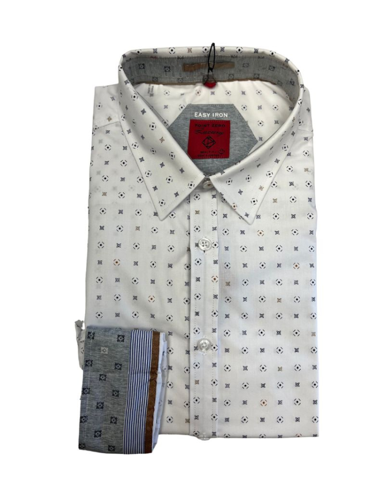 Chemise imprimé de luxe Mason - POINT ZÉRO - 7164161 - POINT ZERO