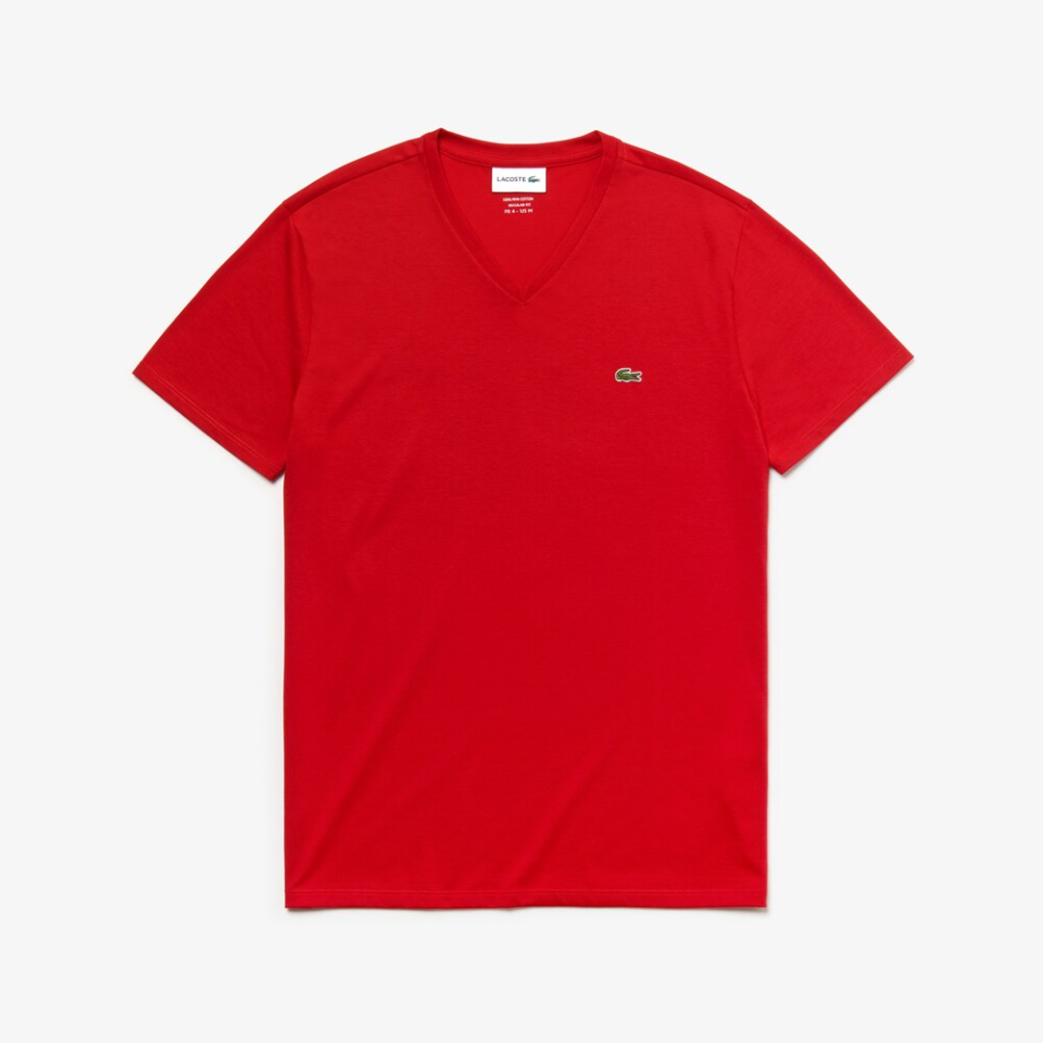 T-shirt v-neck - LACOSTE - - LACOSTE
