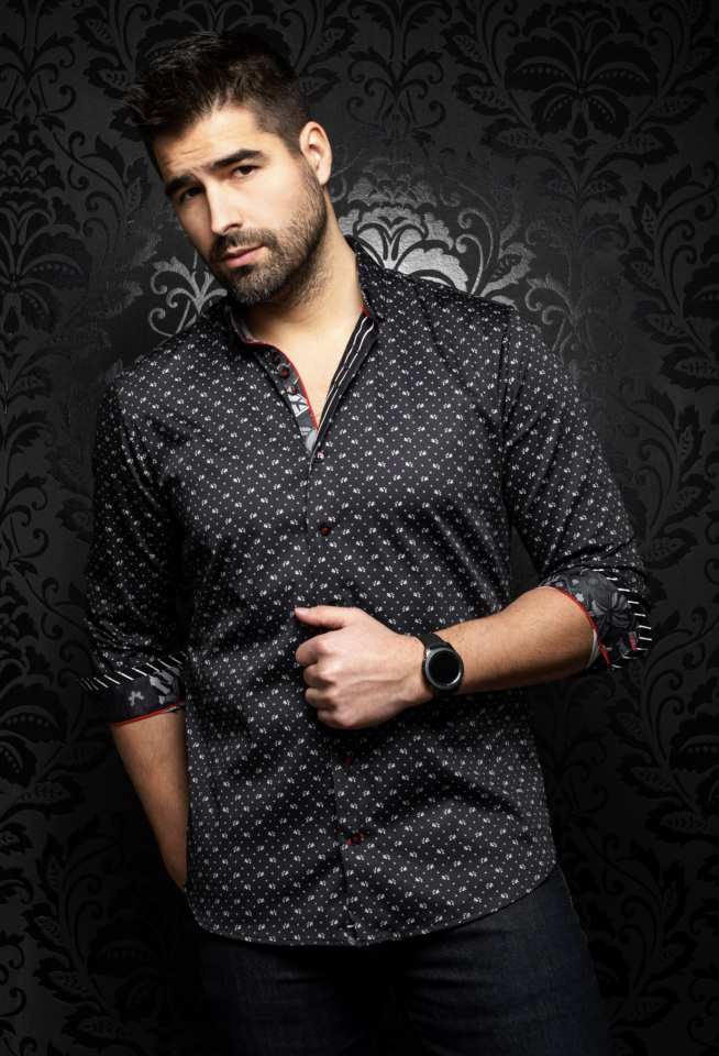 Chemise manches longues Lismore black - AU NOIR&nbsp; - - AU NOIR