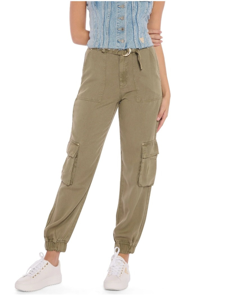 Pantalon cargo drapé Katrin - GUESS - W4YB51WDP85 - Guess
