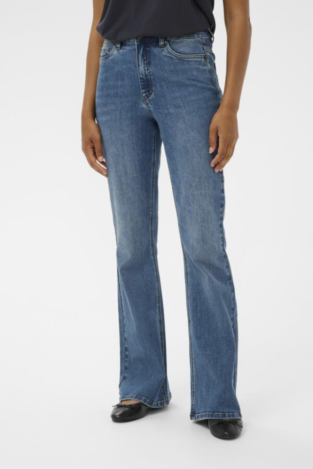 Jean Forest taille haute slim fit – KAFFE - 10510720 - KAFFE