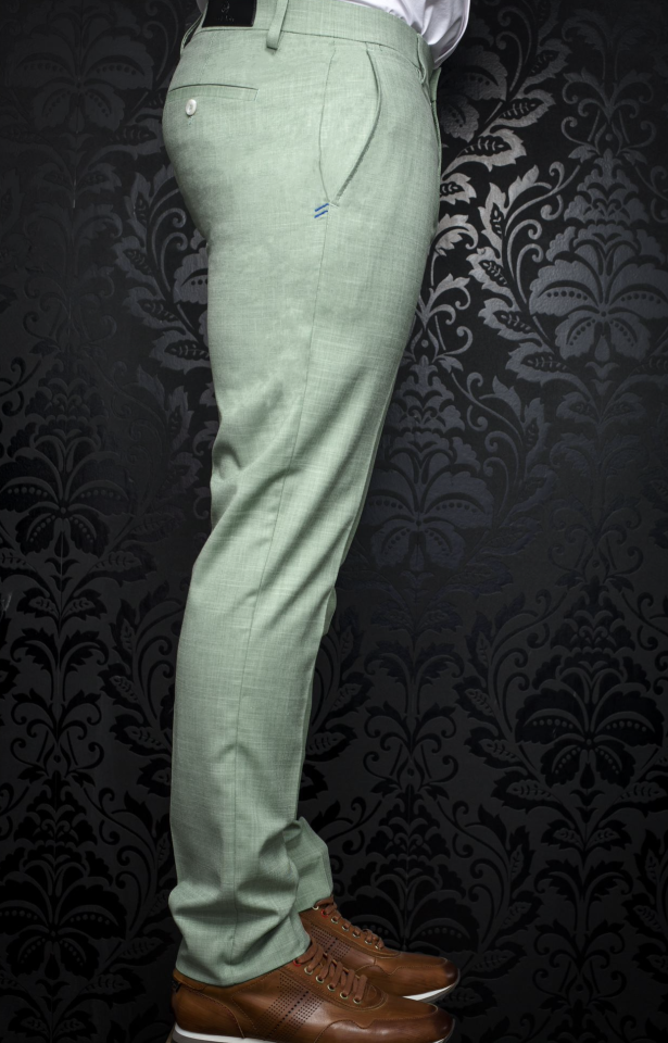 Pantalon Wesson-craig vert menthe - AU NOIR - - AU NOIR