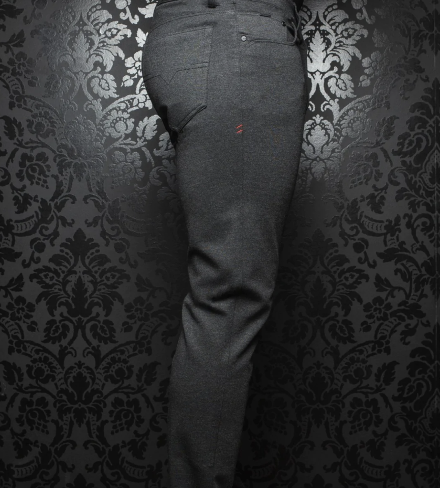 Pantalon Winchester charcoal- AU NOIR&nbsp; - - AU NOIR
