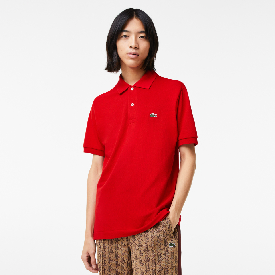 POLO rouge - LACOSTE - L.1212 - LACOSTE