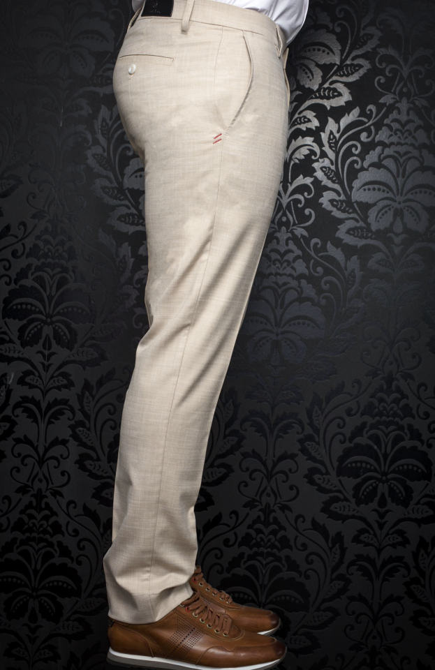 Pantalon Wesson-craig beige - AU NOIR&nbsp; - - AU NOIR