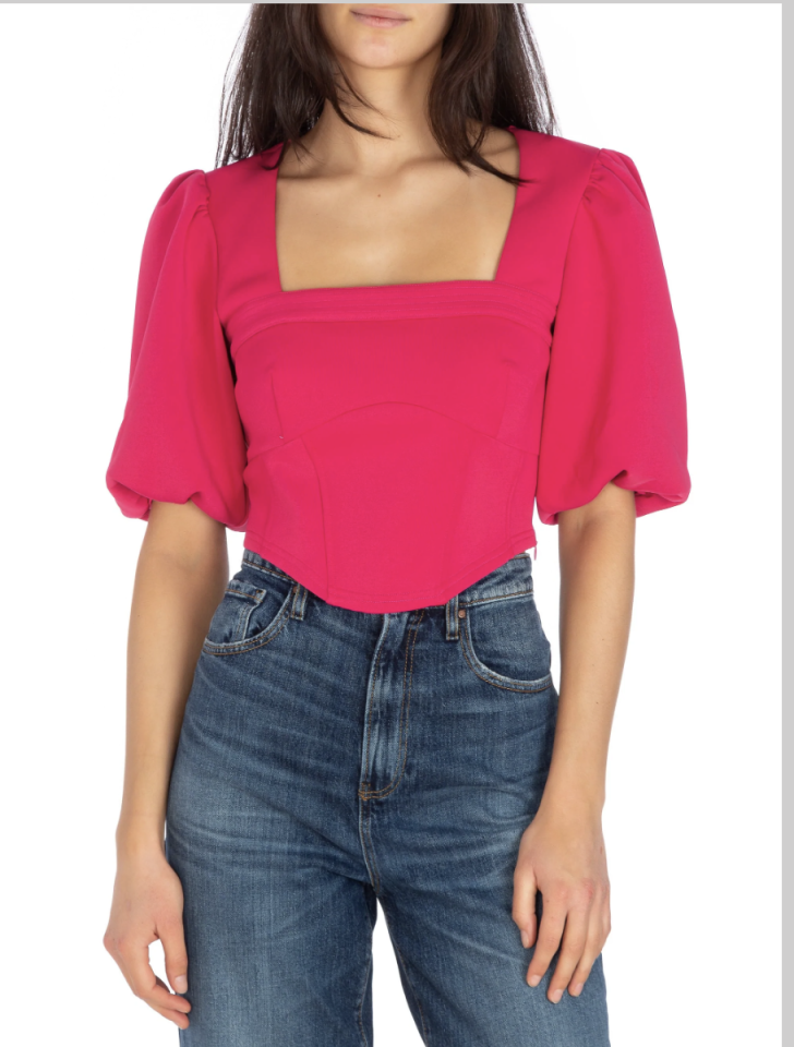 Top ''Valentina'' rose - GUESS - W3RP00KBJA2 - Guess