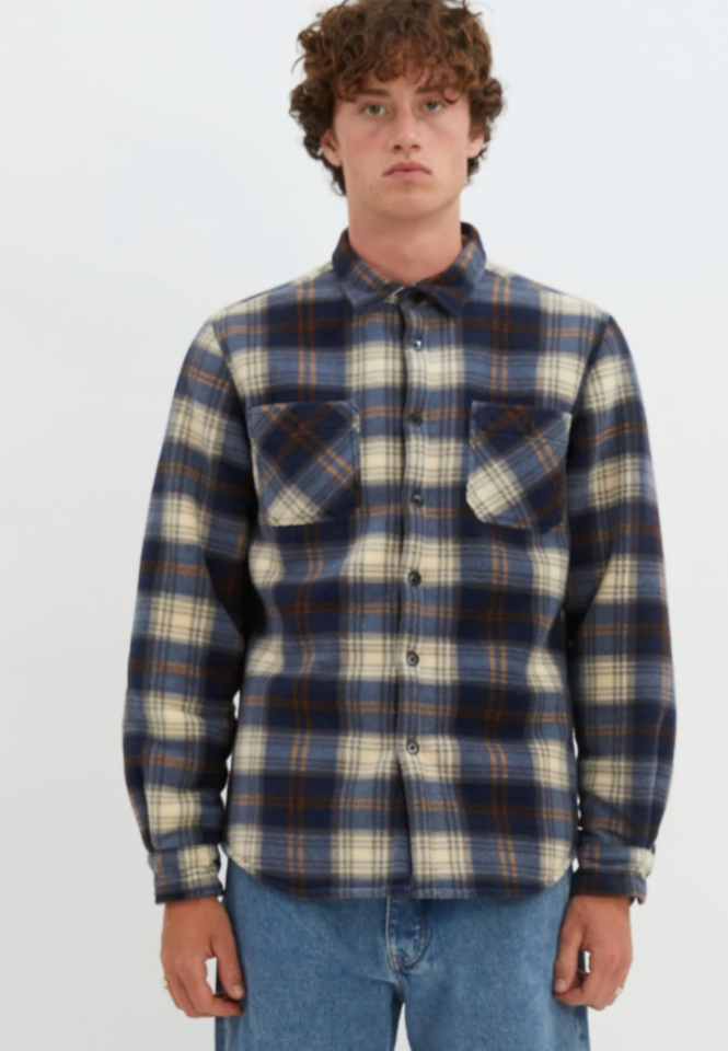 Chemise flanelle doublée pour homme - POINT ZÉRO&nbsp; - - POINT ZERO