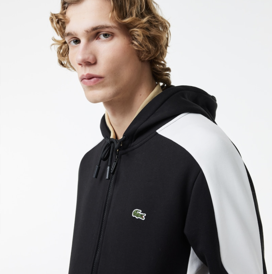 SWEATSHIRT À CAPUCHE JOGGER COLOR-BLOCK- LACOSTE