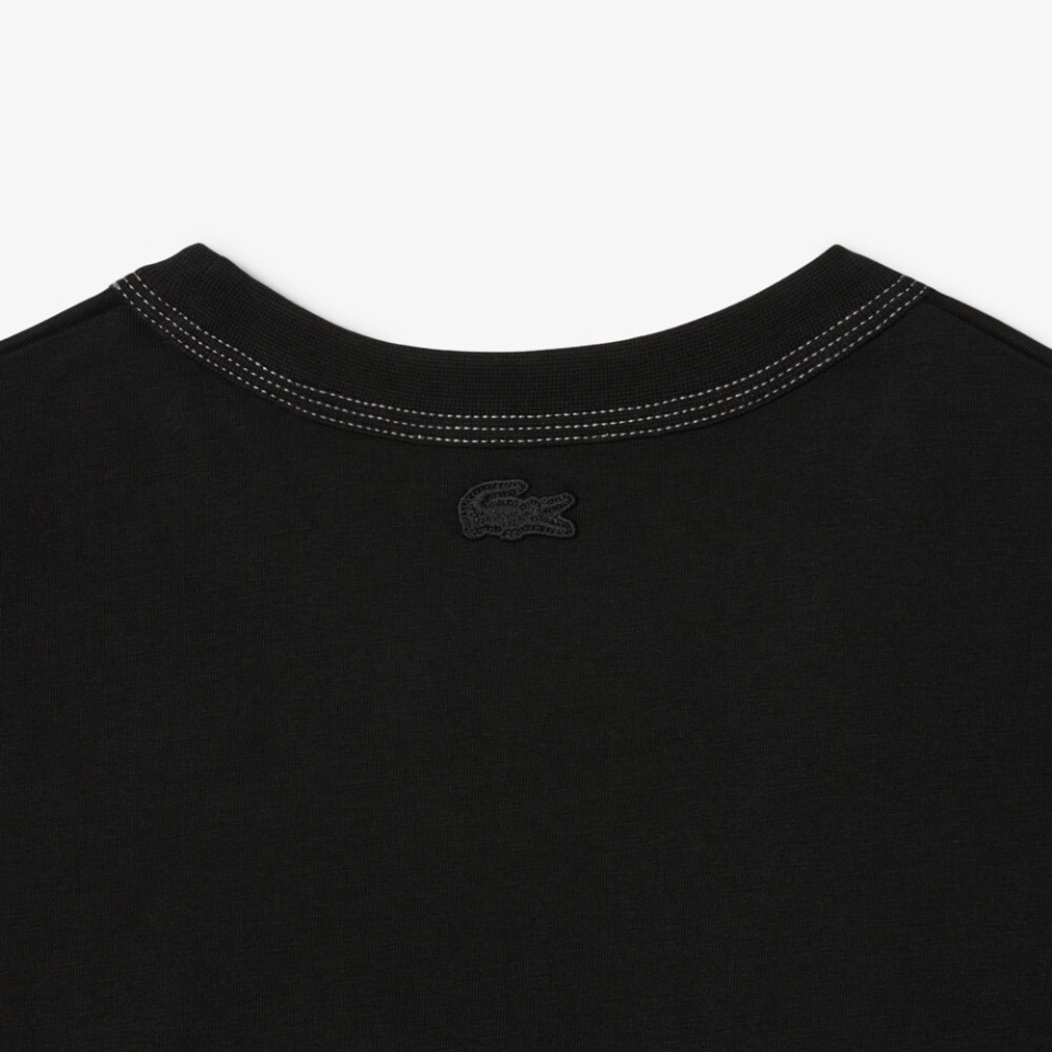 T-shirt classic fit avec imprimé carte - LACOSTE