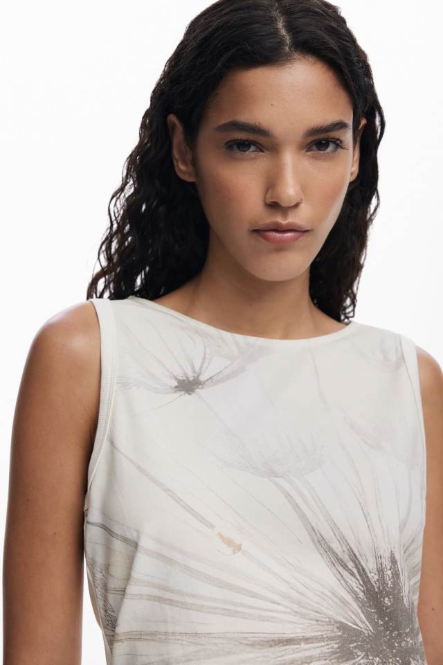 T-shirt nœud Dandelion - DESIGUAL 