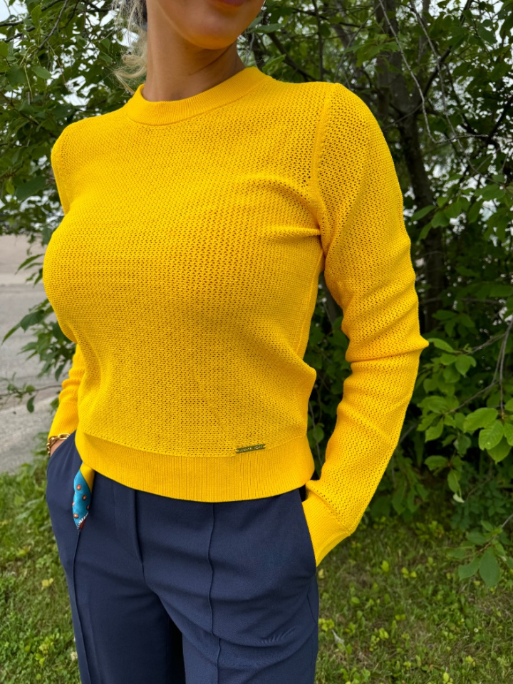 Chandail en maille ajourée - MICHEAL KORS - mt460w55zv - Michael Kors