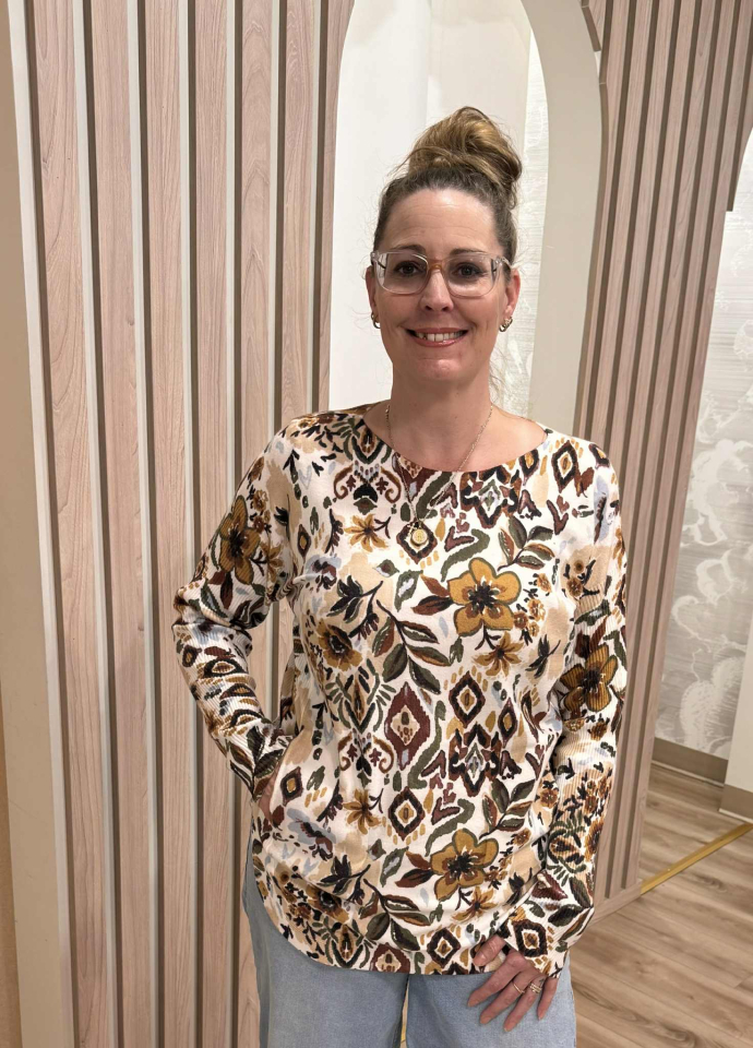 Chandail à motif - CHARLIE B - C2818P - Charlie B