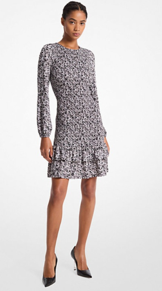 Robe champaitre en nid d'abeille - MICHAEL KORS - mf482lpf48 - Michael Kors