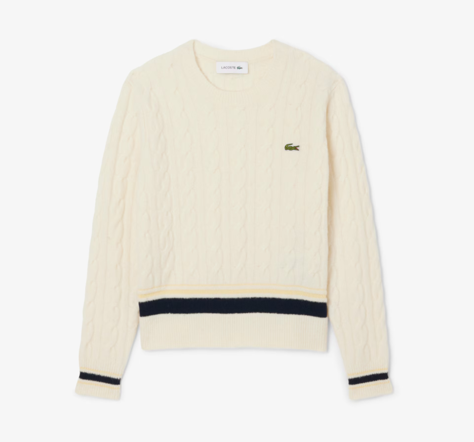 Pull en tricot torsadé – LACOSTE - AF4159 - LACOSTE