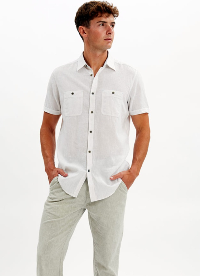 Chemise en lin - POINT ZÉRO - 7464300 - POINT ZERO