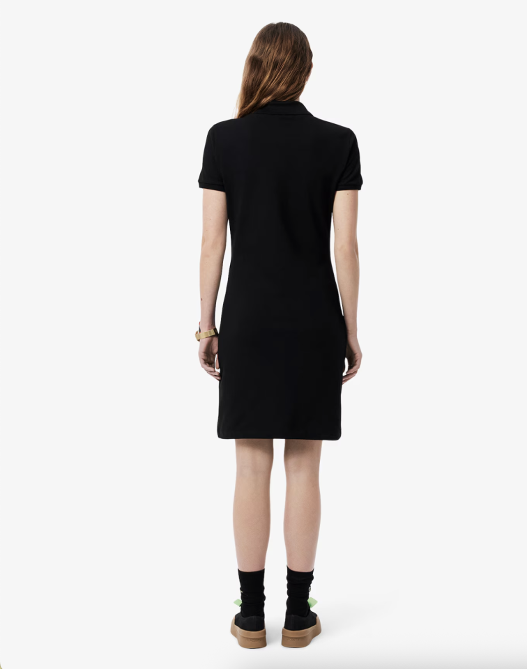 Robe polo en piqué de coton stretch - LACOSTE 