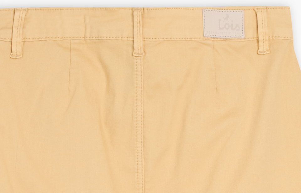 Jupe courte en twill Simone – LOIS