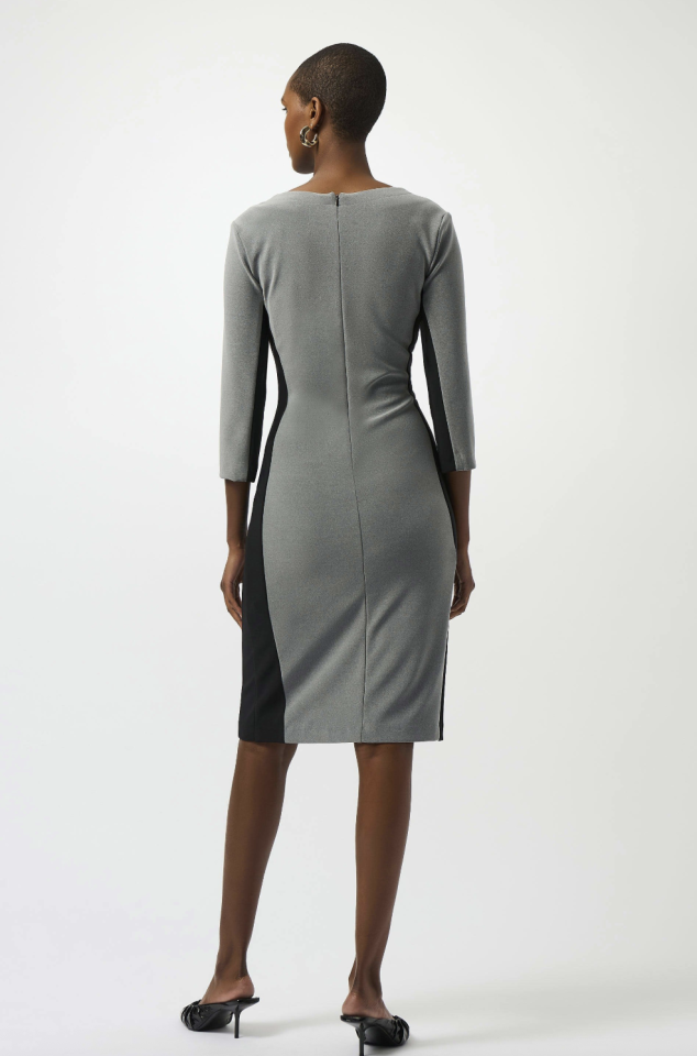 Robe fourreau en tricot soyeux mélangé - JOSEPH RIBKOFF 