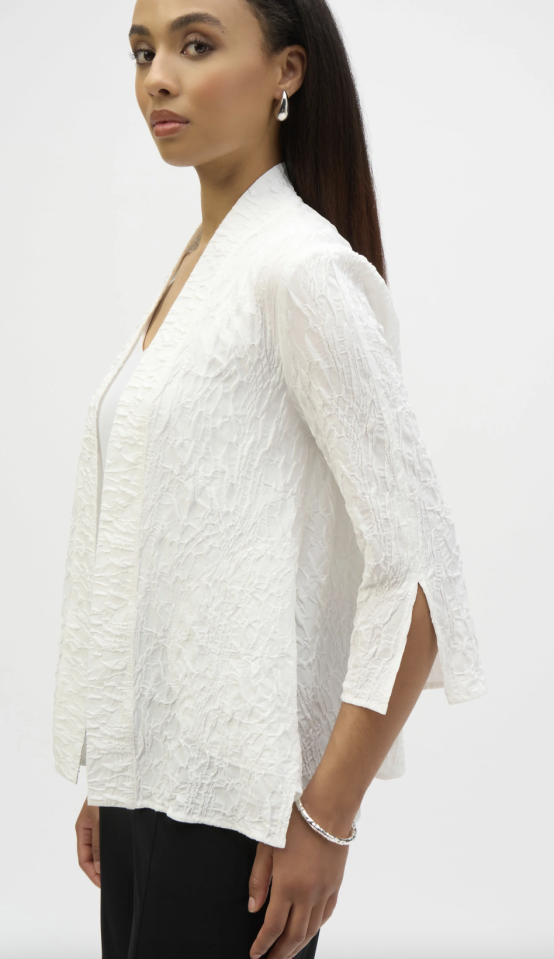 Veste droite en jacquard - JOSEPH RIBKOFF 