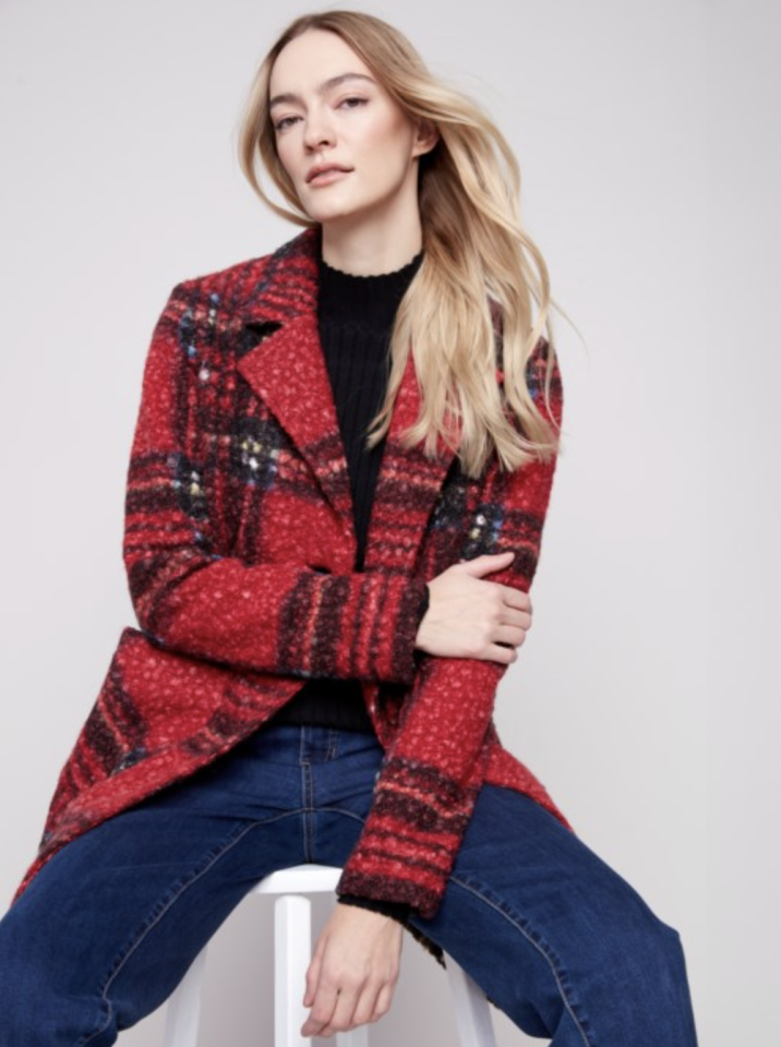 Manteau en tricot - CHARLIE B 