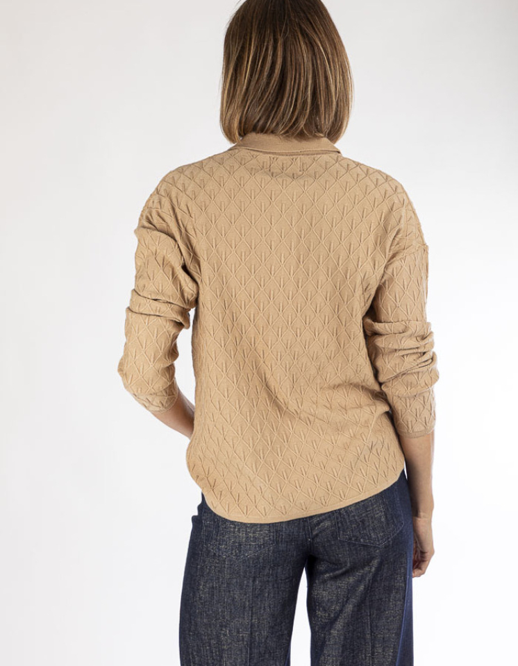 Cardigan texturé - LEO & UGO 