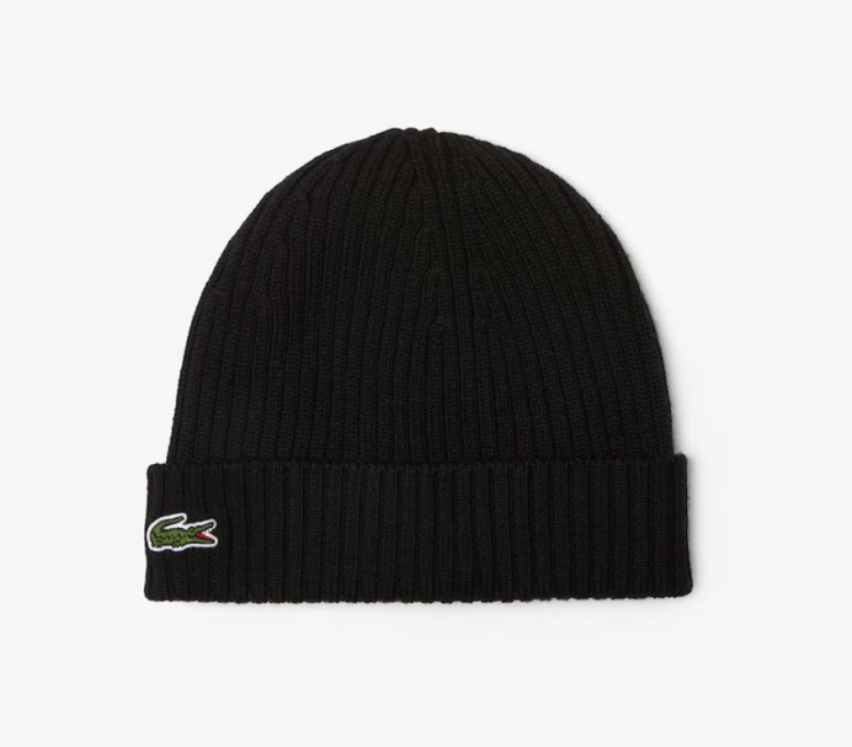 Tuque en laine cotelée - LACOSTE - RB0001 - LACOSTE
