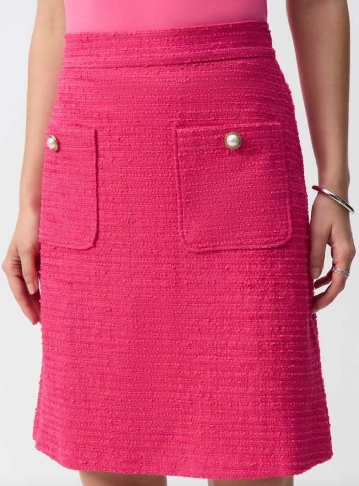 Jupe en tissu bouclé - JOSEPH RIBKOFF