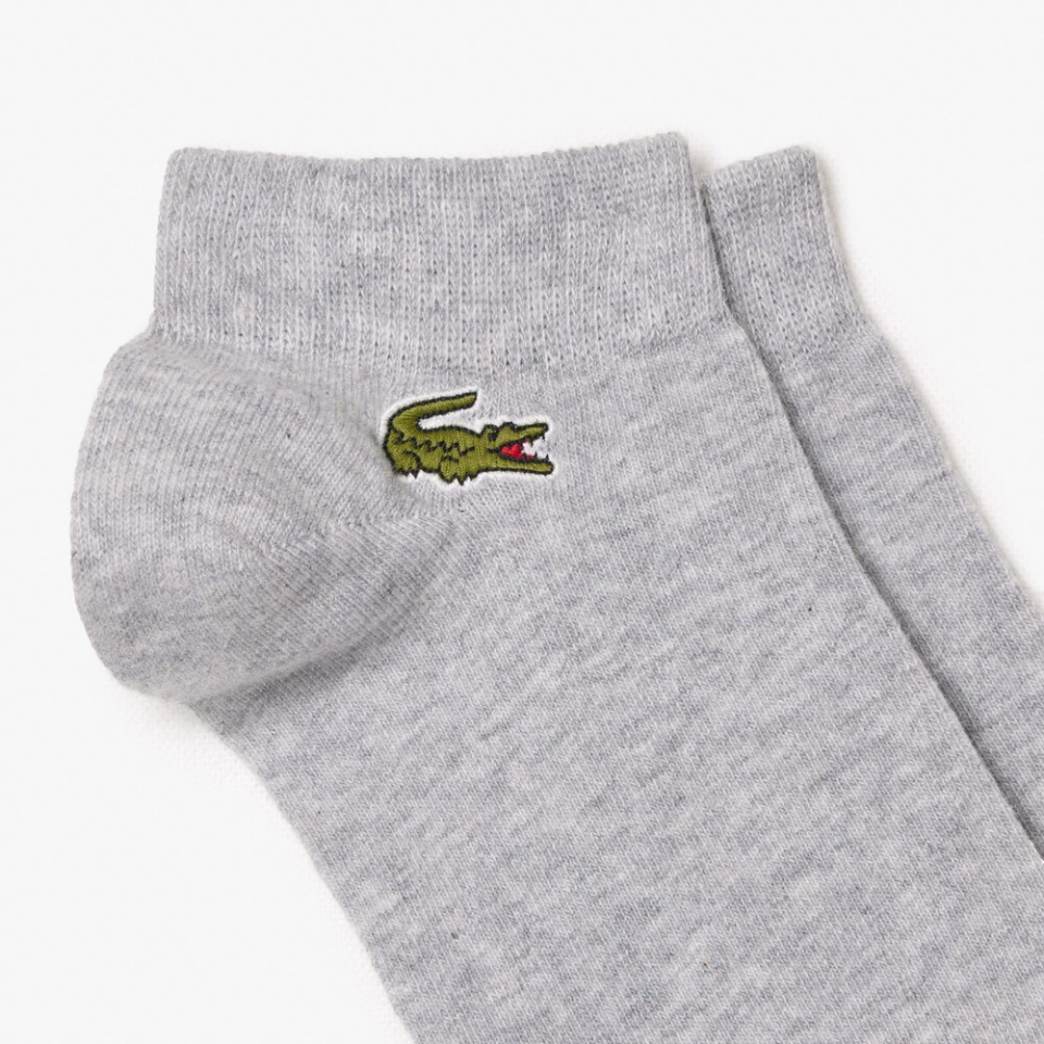 Lot de 3 paires de chaussettes basses unies - LACOSTE