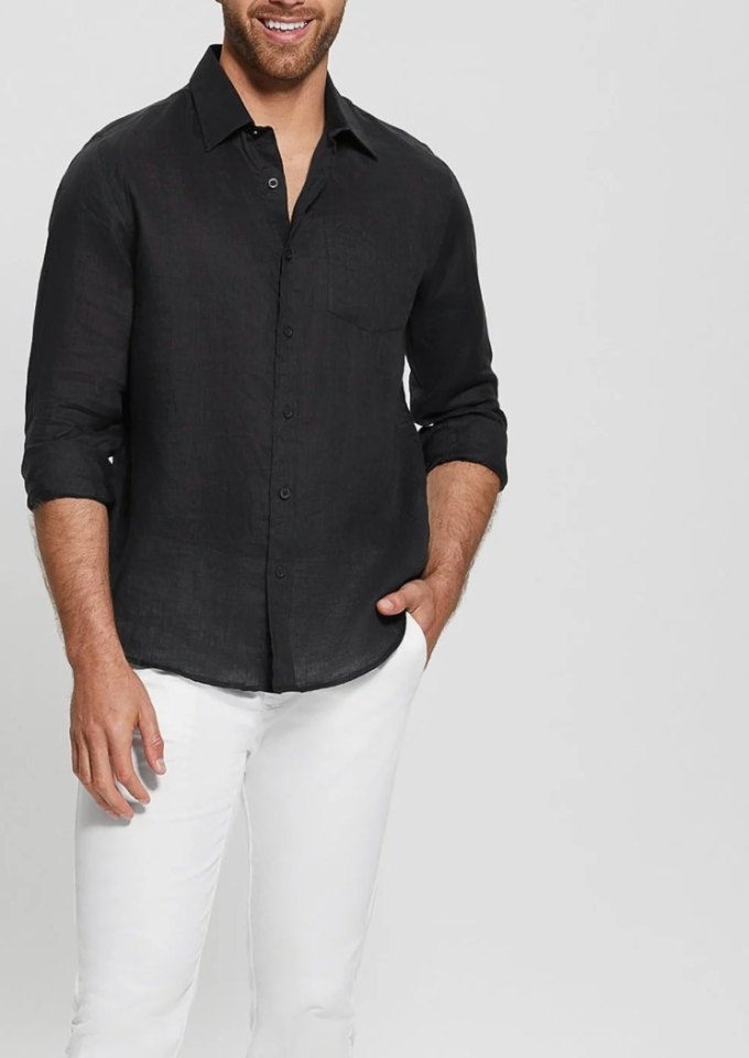 Chemise en lin Island - GUESS