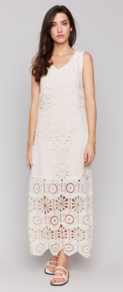 Robe maxi en crochet - CHARLIE B - C3203 - Charlie B